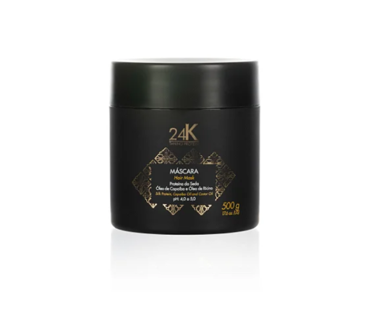 24K, maska regenerująca i nabłyszczająca, 500 ml, Fit Cosmetics