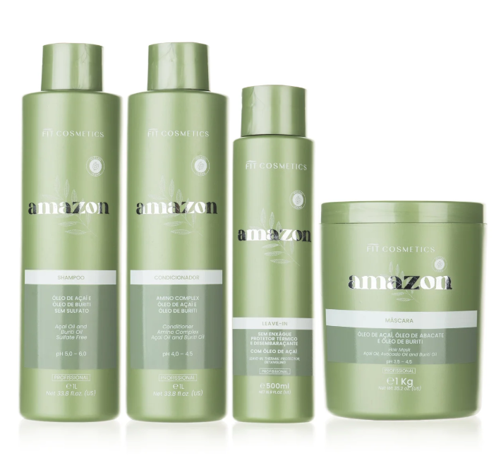 Fit Amazon Hydra, szampon stabilizujący, nawilżający bez siarczanów, Fit Cosmetics, 1000ml