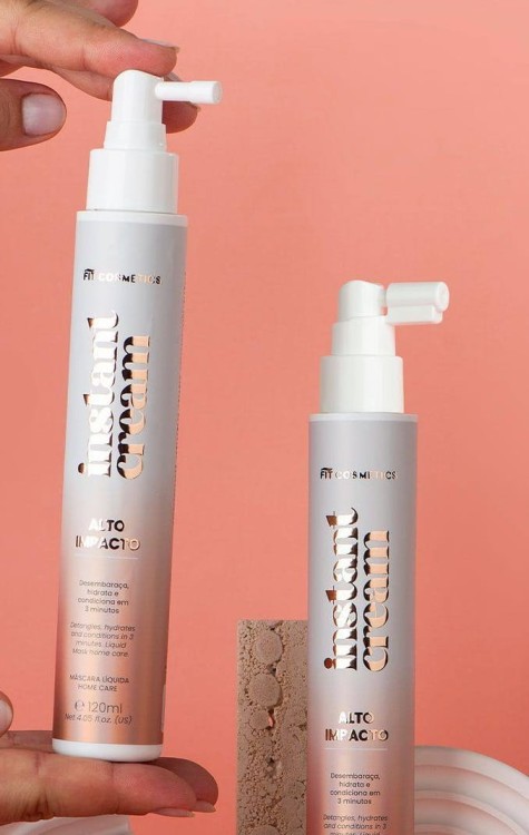 Instant Cream Alto Impacto, maska w sprayu, 120 ml, Fit Cosmetics