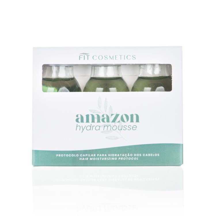 Amazon Hydra, ampułki regenerujące do włosów, 3x15 ml, Fit Cosmetics