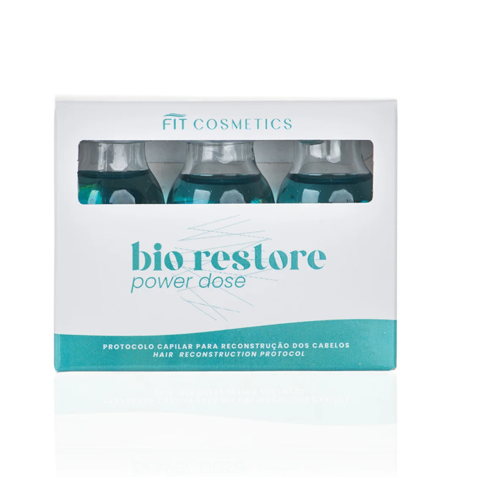 Bio Restore, ampułki odbudowujące do włosów, 3x15 ml, Fit Cosmetics