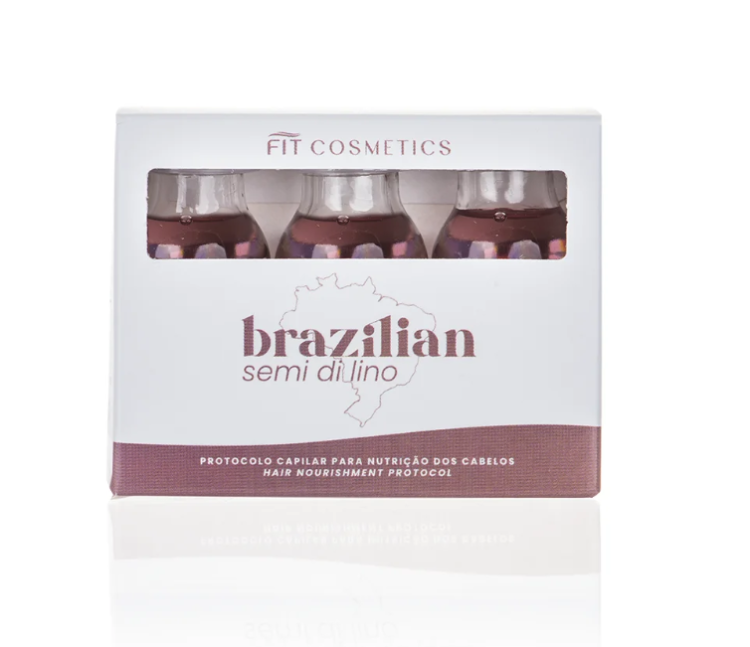 Brazilian, ampułki regenerujące i wzmacniające, 3x15 ml, Fit Cosmetics