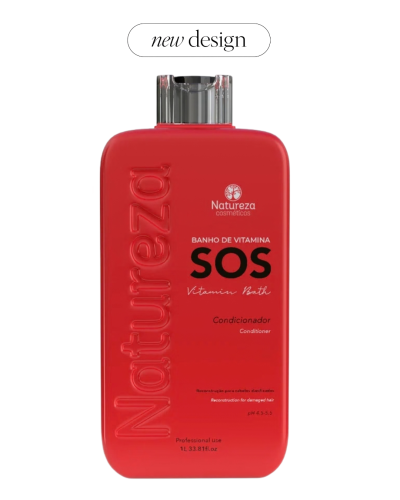 Banho de Vitamina SOS, odżywka regenerująca i wygładzająca, Natureza, 1000 ml