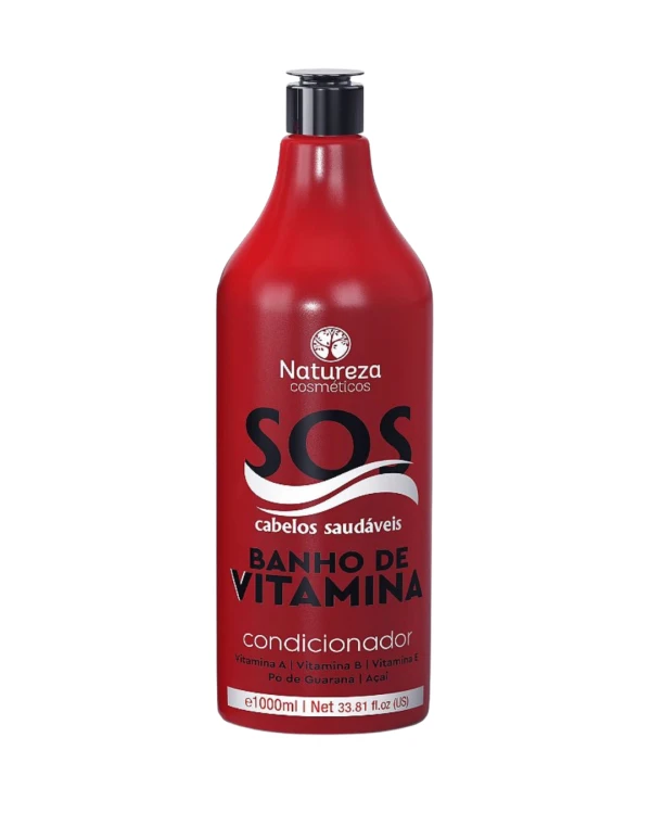 Banho de Vitamina SOS, odżywka regenerująca i wygładzająca, Natureza, 1000 ml
