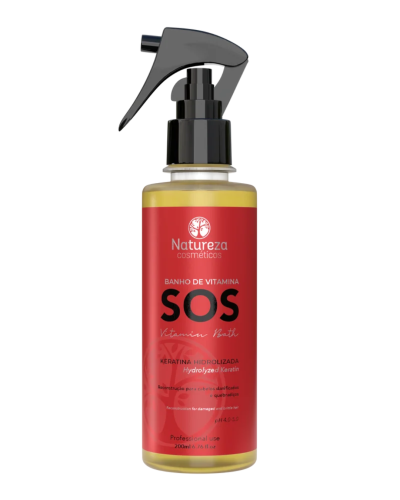 Keratina Hidrolizada SOS, keratyna hydrolizowana w sprayu do włosów zniszczonych, Natureza, 200 ml