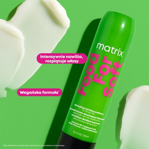 Matrix Food For Soft, nawilżająca odżywka ułatwiająca rozczesywanie włosów, Matrix, 300 ml