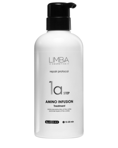 Step 1A Amino Infusion Treatment, maska rekonstrukcyjna z aminokwasami i proteinami, Limba, 500