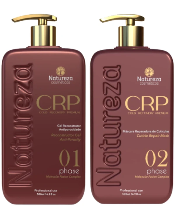 02 Phase Cuticle Repair Mask, Cold Recovery Premium, intensywna maska odbudowująca i uszczelniająca łuskę włosa, Natureza, 500 ml