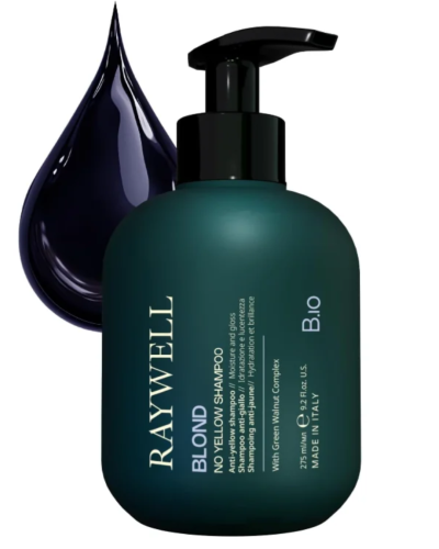 B.IO Blond Shampoo, szampon neutralizujący żółte tony do włosów blond, Raywell, 275 ml