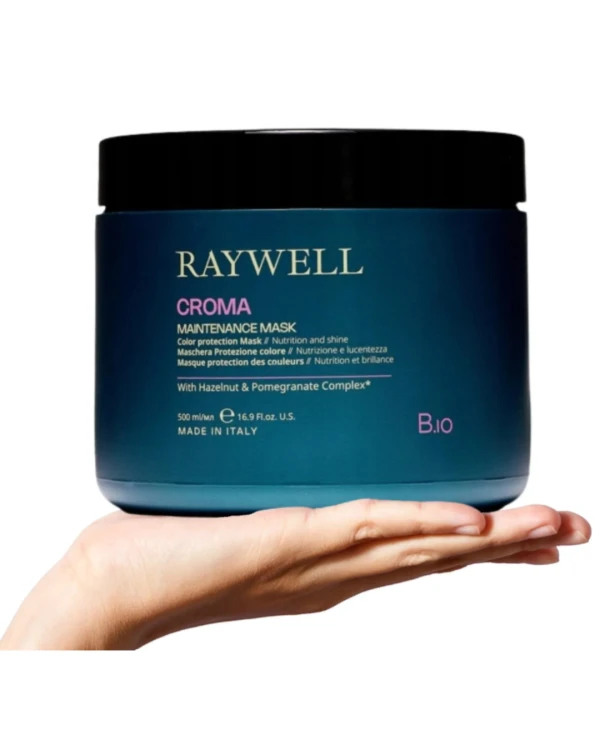 B.IO Croma Maintenance Color Protection Mask, maska regenerująca i chroniąca kolor włosów farbowanych, Raywell, 500 ml