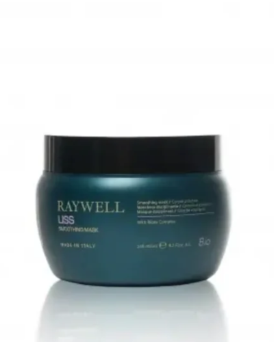 B.IO LISS Mask, maska wygładzająca do włosów porowatych i puszących się, Raywell, 245 ml
