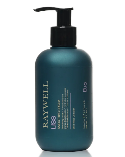 B.IO LISS Styling Cream, krem wygładzający i dyscyplinujący do włosów puszących się, Raywell, 200 ml