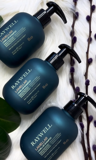 B.io Lamellar Shampoo, szampon lamelarny, nawilżający i nabłyszczający, Raywell, 1000ml