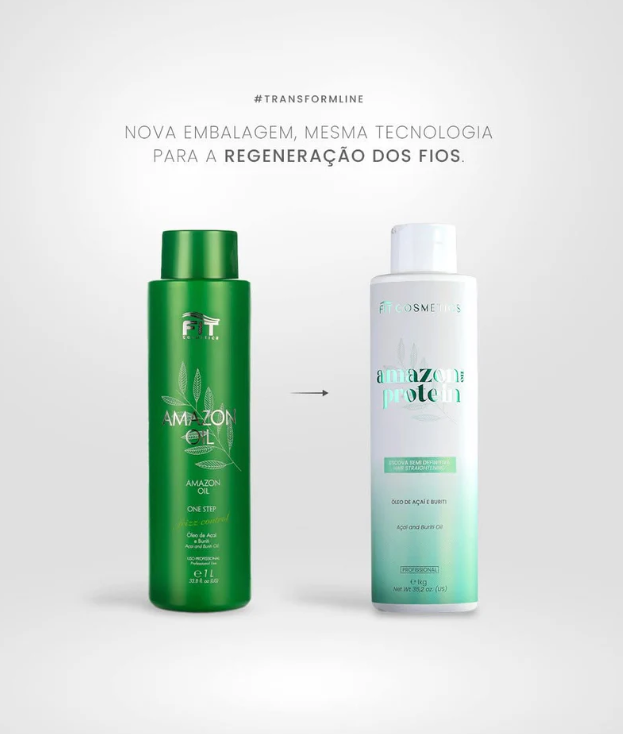 Amazon Protein, półtrwałe prostowanie organiczne z olejkami amazońskimi, Fit Cosmetics
