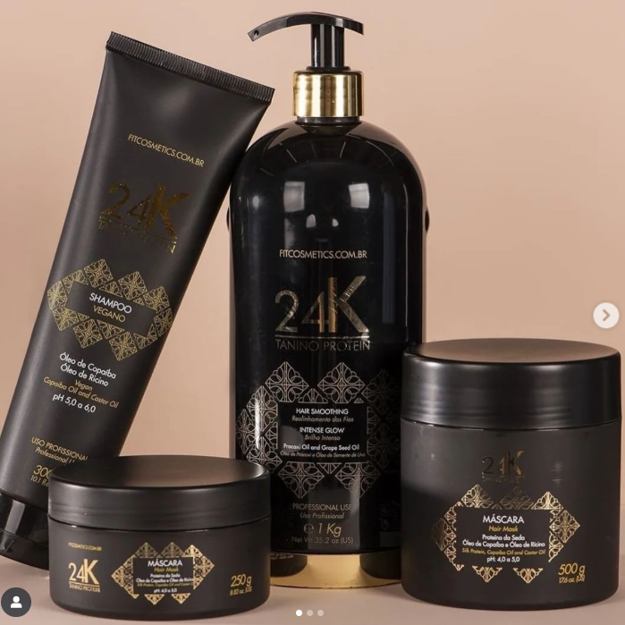 24K GOLD Tanino Protein, złota taninoplastia, Fit Cosmetics,