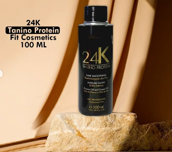24K GOLD Tanino Protein, złota taninoplastia, z efektem GLOW, Fit Cosmetics