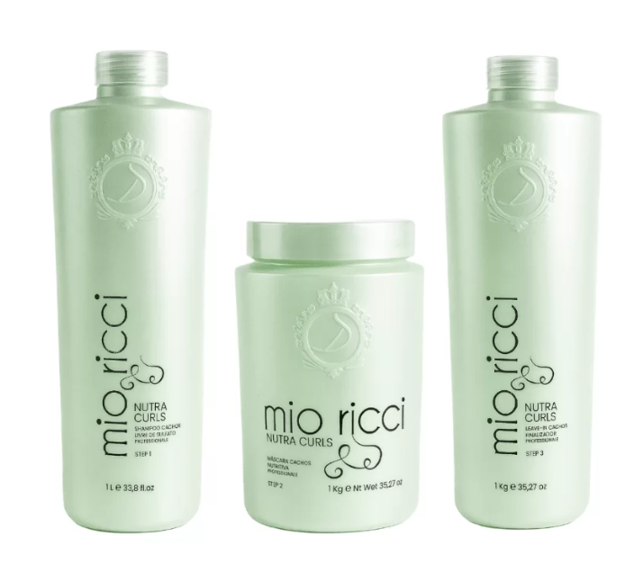 Mio Ricci Nutra Curls Leave-In, krem termoochronny do stylizacji włosów kręconych, Donatti, 1000 ml