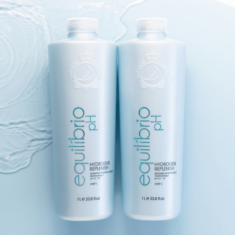 Equilibrio pH Hydrogen Replenish, szampon nawilżająco-regenerujący do włosów suchych i odwodnionych, Donatti, 1000 ml