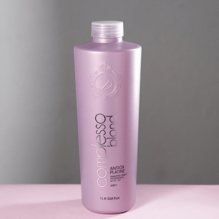 Complesso Blond Antiox Platine, szampon neutralizujący żółte tony, Donatti, 1000 ml